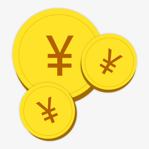 漂浮的金币免抠