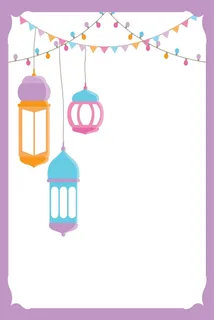 悬挂灯笼紫色简约扁平背景高清