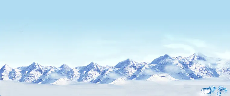 淘宝化妆品冰雪蓝色海报背景高清