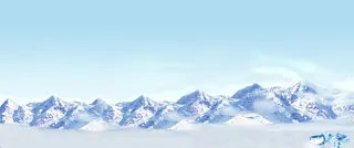 淘宝化妆品冰雪蓝色海报背景高清