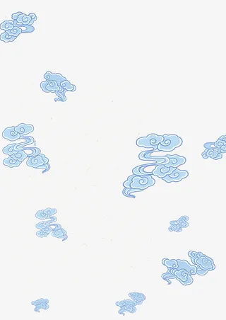 卷云纹云彩白云免抠