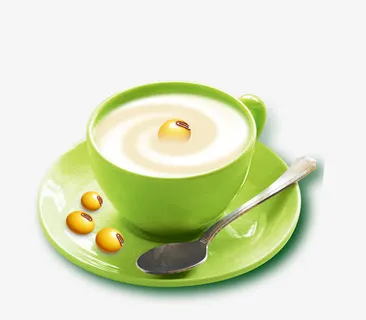 绿色杯子豆奶免抠