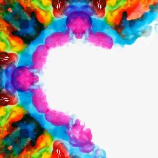 矢量缤纷色彩免抠