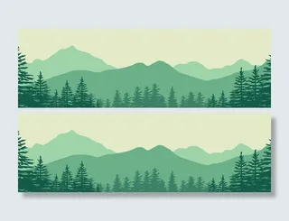 自然森林树林大山背景高清