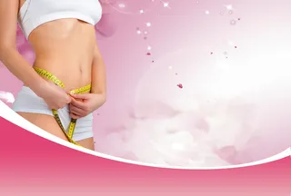 健身房减肥宣传单背景素材高清