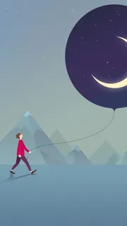 唯美卡通风景H5背景高清