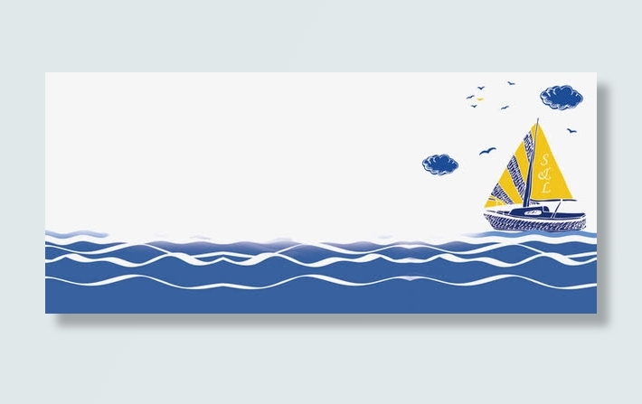 卡通海面免抠