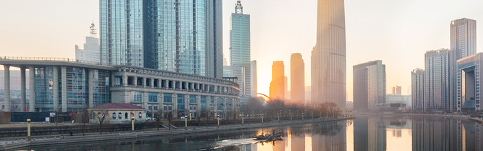 简约城市建筑图片banner高清