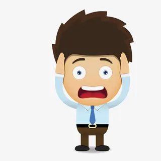 郁闷卡通免抠
