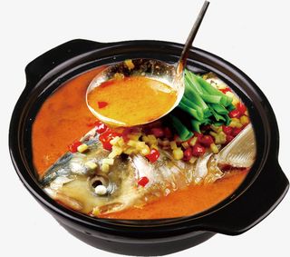 养生砂锅鱼头煲免抠