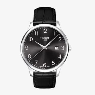 天梭俊雅系列大表盘石英手表免抠