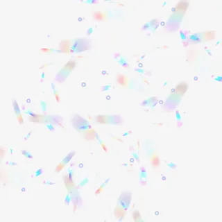 七彩漂浮元素免抠