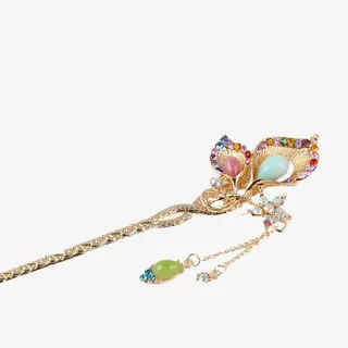 彩钻时尚发饰免抠