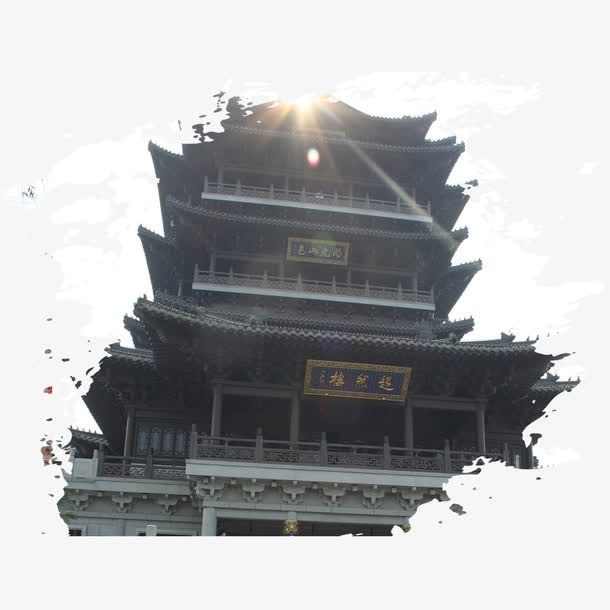 济南建筑塔免抠