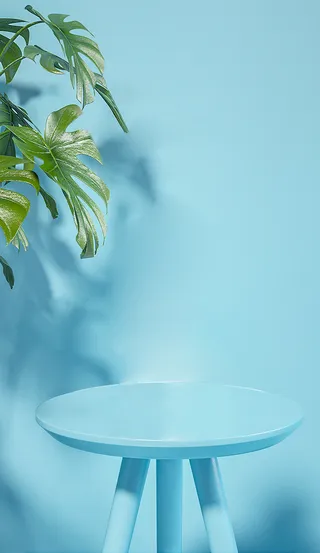 蓝色梦幻可爱卡通背景