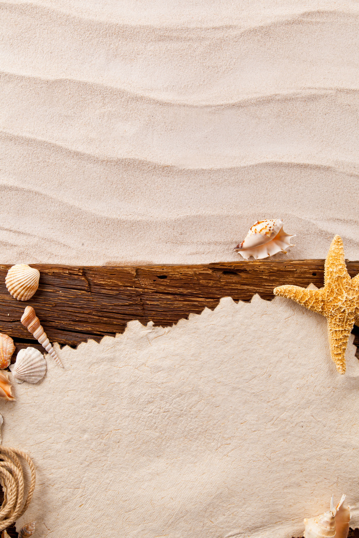 唯美度假海滩高清图高清