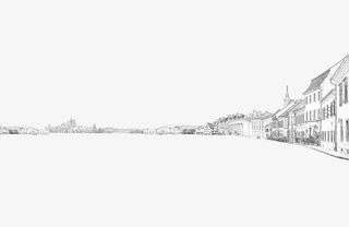 城市线条剪影免抠