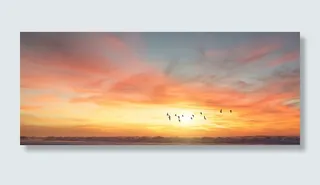 火烧云自然风光简约渐变背景高清