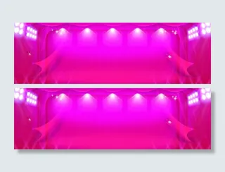 紫色舞台装饰背景高清