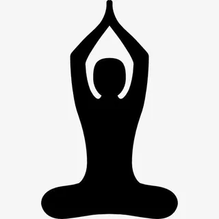 佛教瑜伽姿势图标免抠