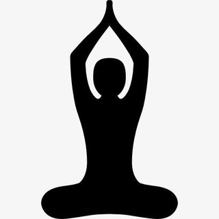 佛教瑜伽姿势图标免抠