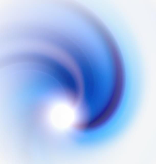 蓝色炫光免抠