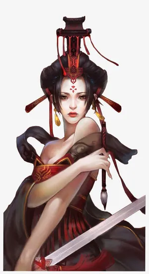 仙侠古风游戏人物立绘免抠