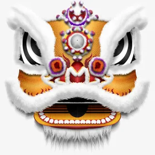 舞狮设计图传统文化免抠