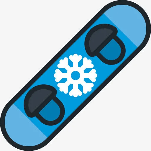 滑雪图标免抠