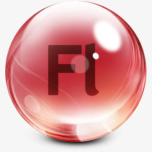 闪光Adobe CS玻璃停靠图标免抠