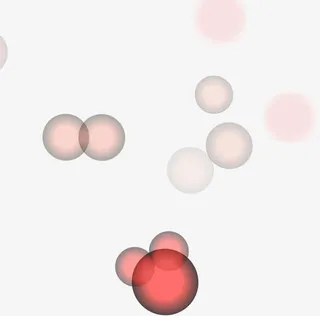 粉色冬季光效装饰免抠