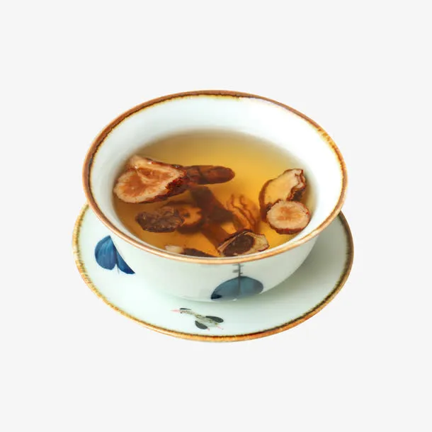 丹参茶养生保健免抠