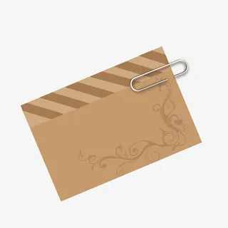 花纹便签纸免抠