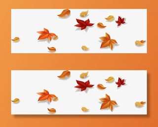 枫叶免抠漂浮叶子元素