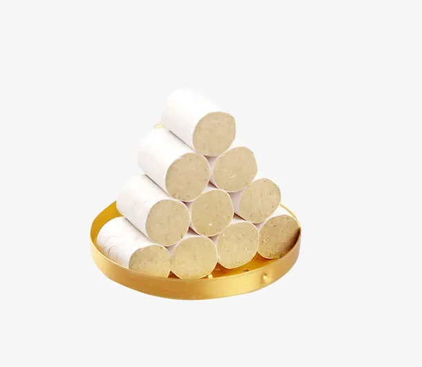 手工艾条熏艾免抠