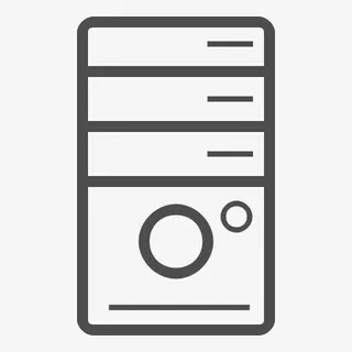 内阁内阁图标电脑柜电脑机箱图标免抠