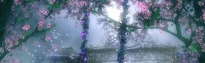 紫色蔓藤背景