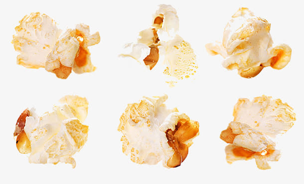 多种爆米花形态免抠