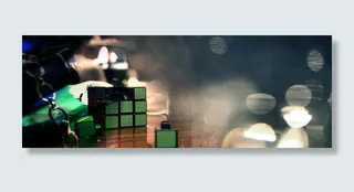 3d魔方背景素材高清