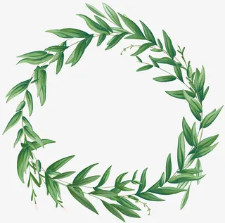 文艺清新花草海报设计装饰免抠