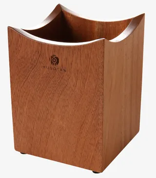 原森太复古木质筷子筒免抠