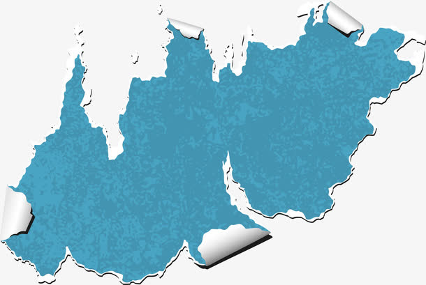 破碎纸张效果图案免抠