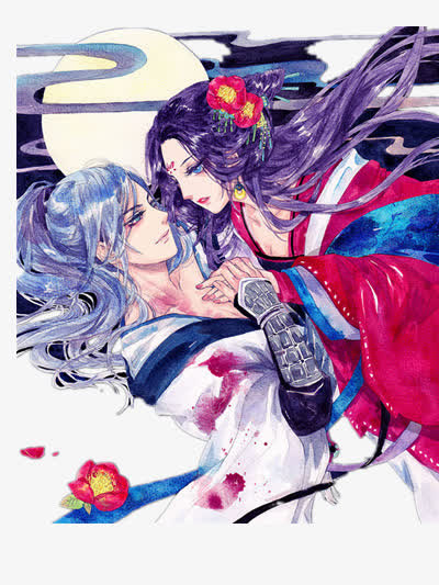 古风插画免抠
