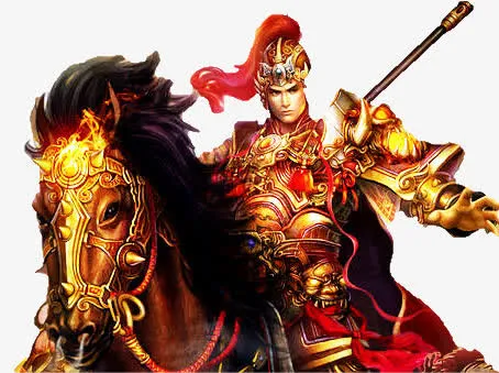 古典骑马大将免抠