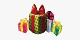 多组礼品礼物简约图片免抠