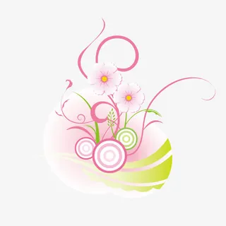 彩色炫舞圆圈背景