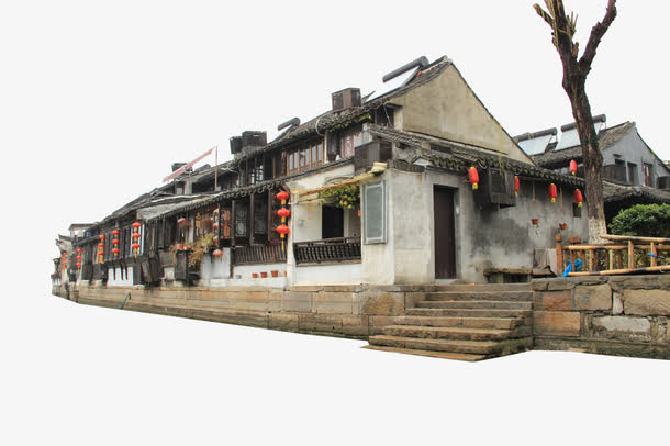 中国古风建筑免抠