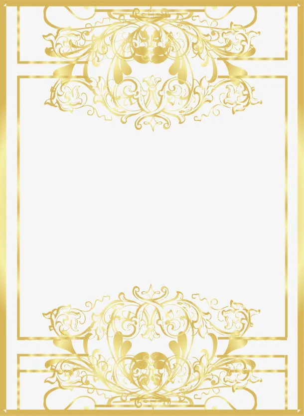 欧风边框徽章免抠