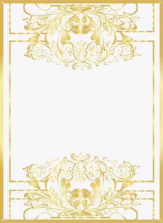 欧风边框徽章免抠