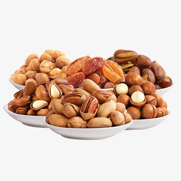 夏威夷过巴旦木松子葡萄干坚果免抠